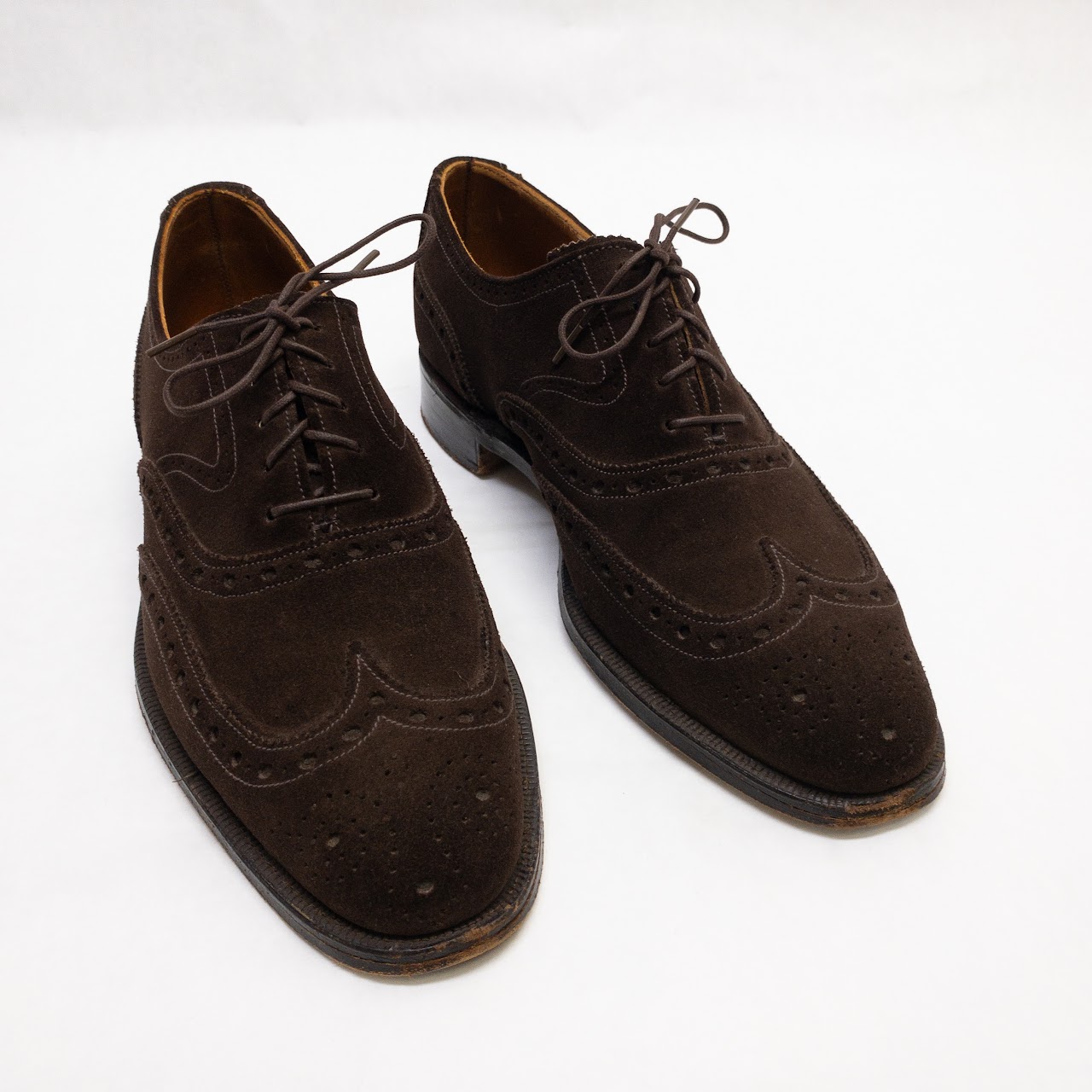 Lefcourt Suede Wingtip Oxfords