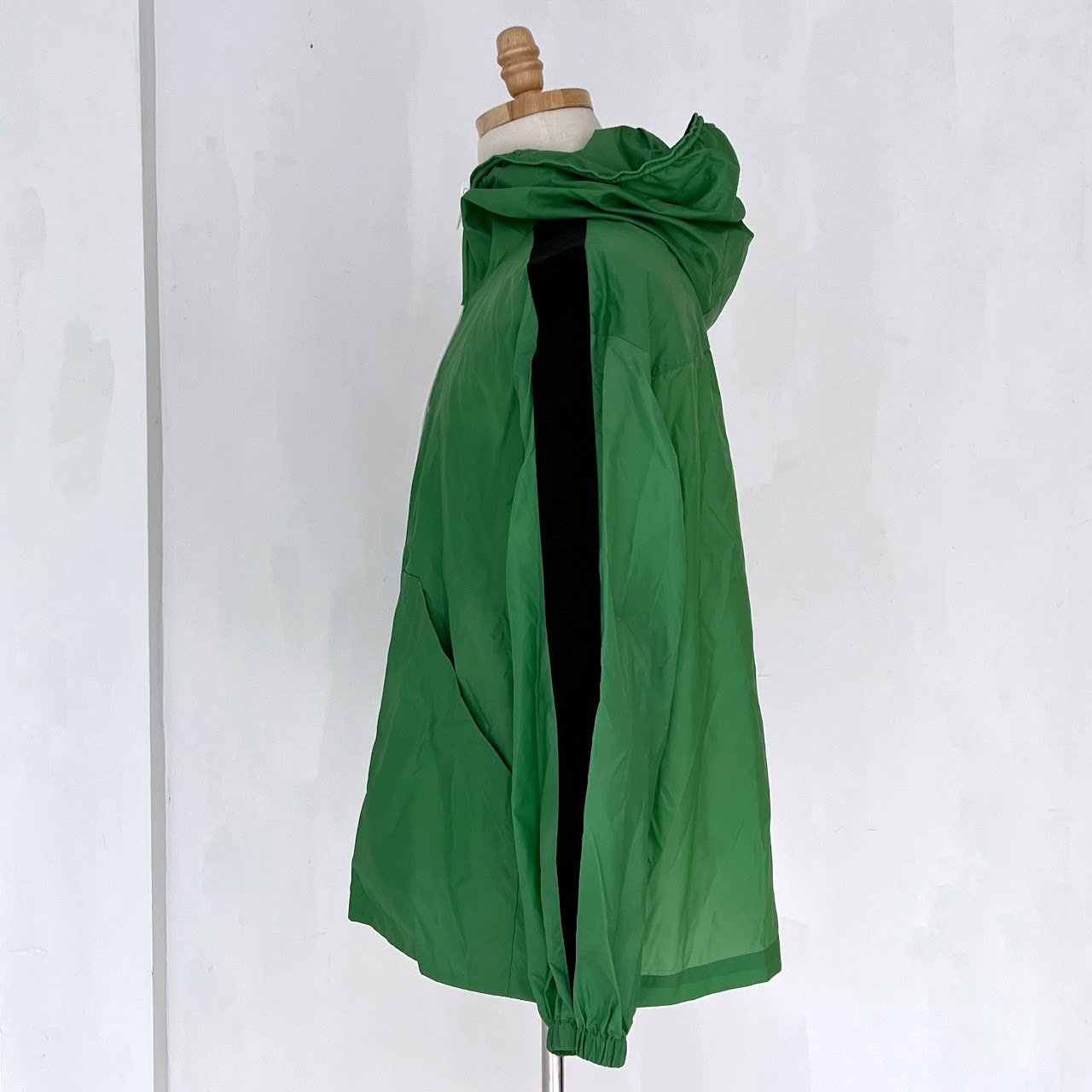 Burberry London Kelly Green Hooded Windbreaker