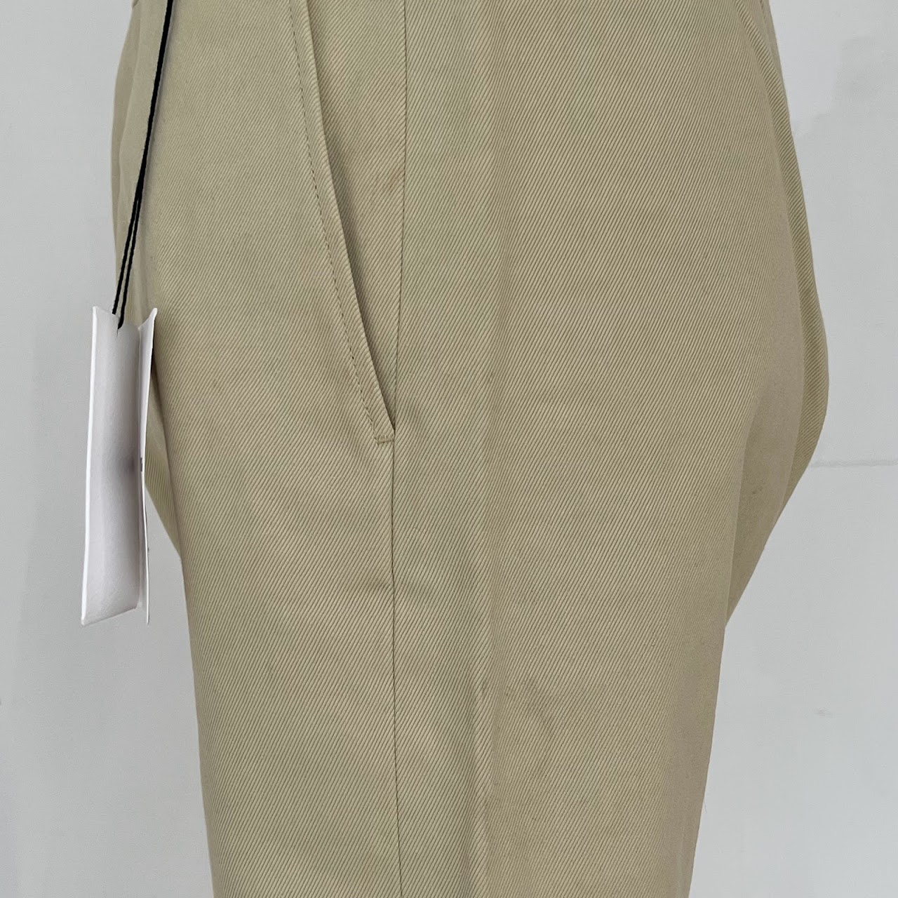 Balenciaga Stone Twill Canvas Chino Pants