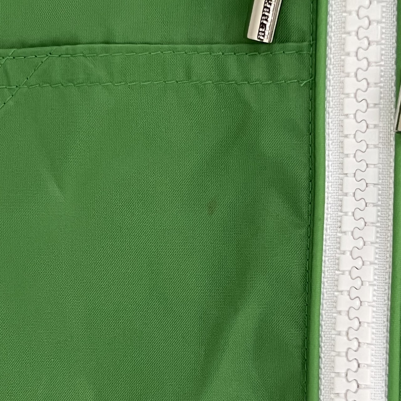 Burberry London Kelly Green Hooded Windbreaker