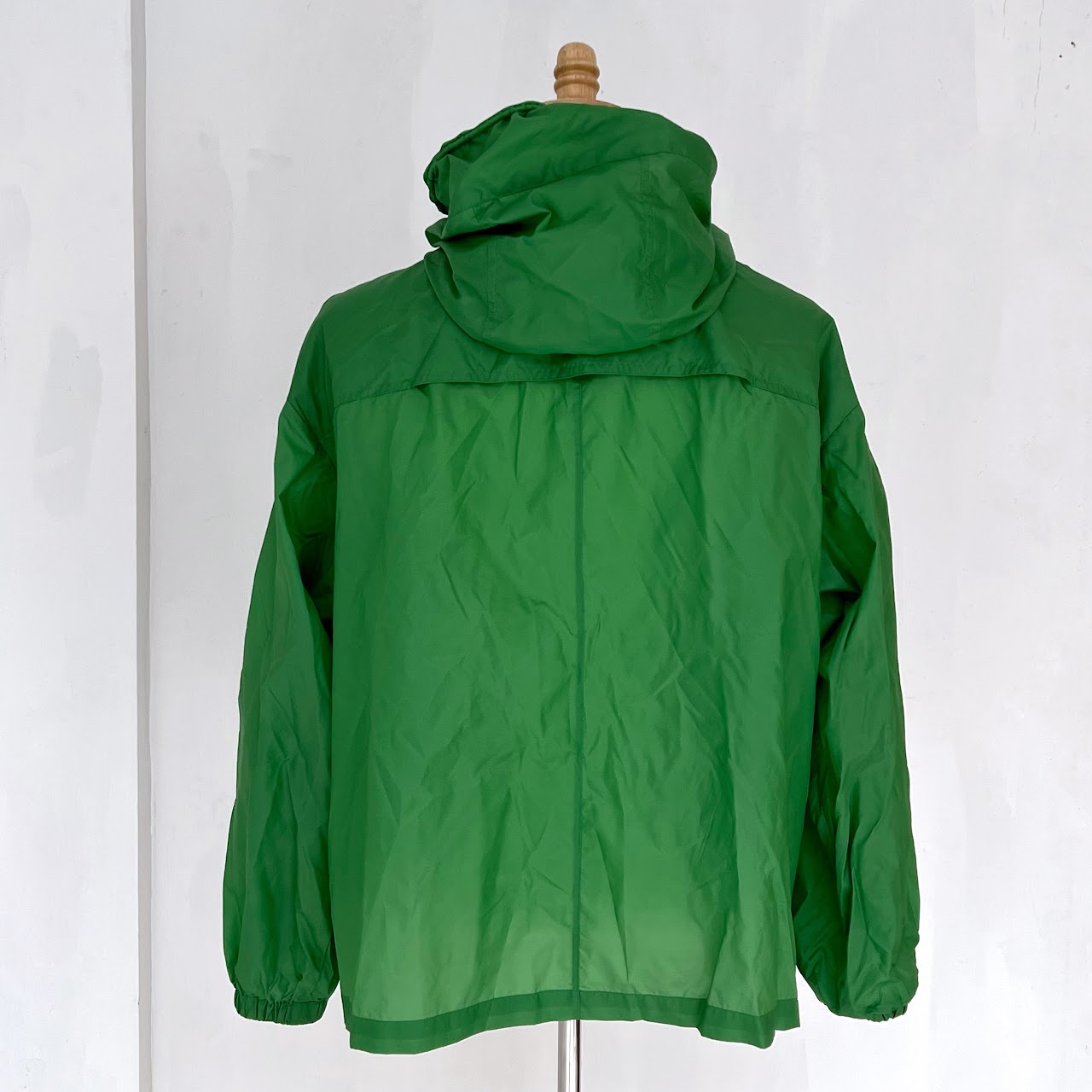 Burberry London Kelly Green Hooded Windbreaker