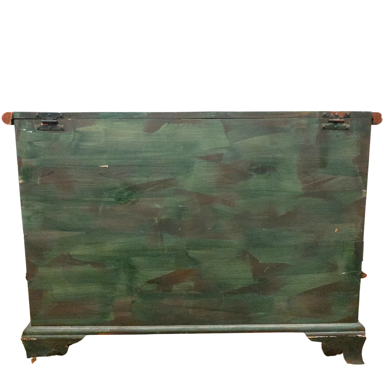 Pennsylvania Dutch Style Signed, Hand-Painted Blanket Chest