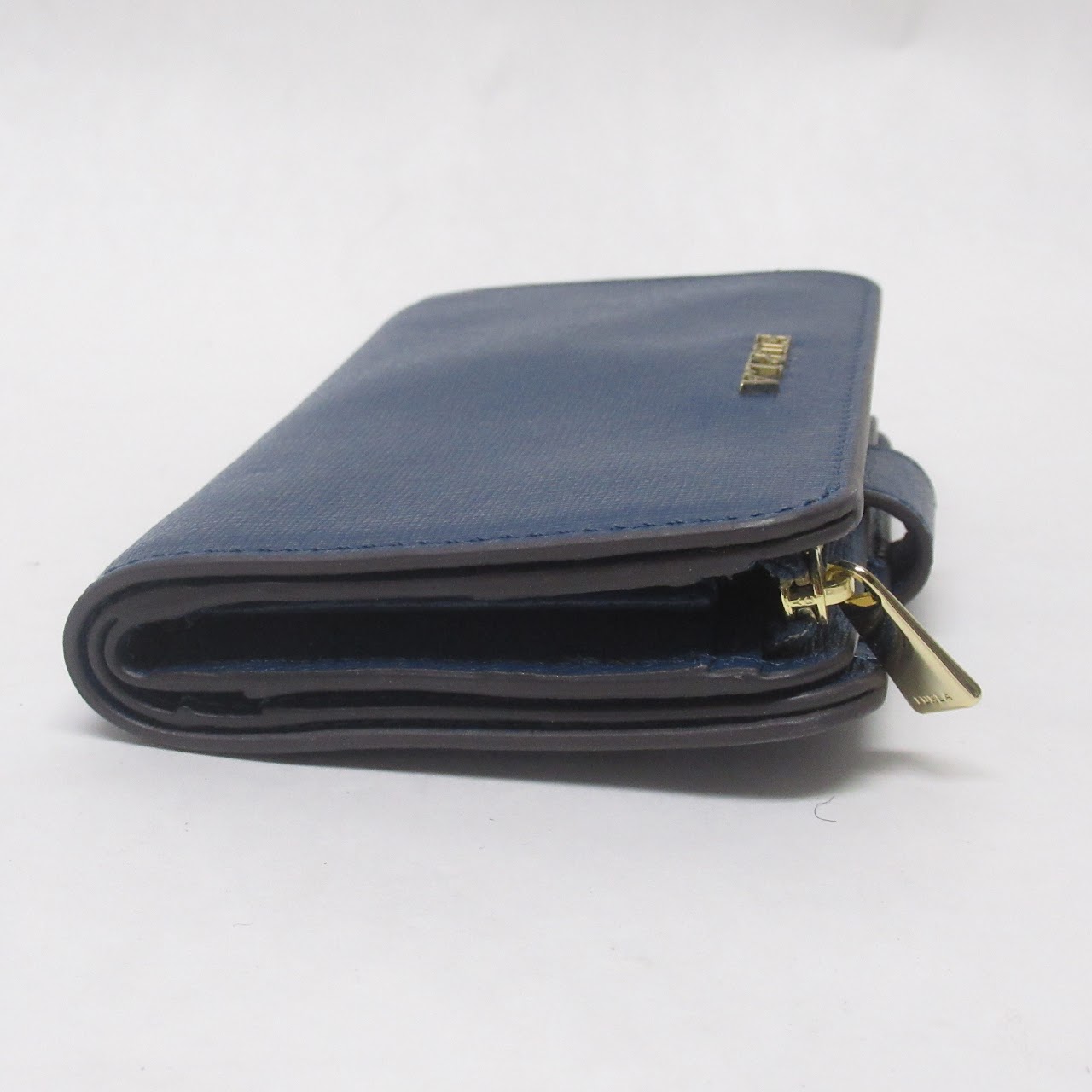 Furla Blue Leather Wallet