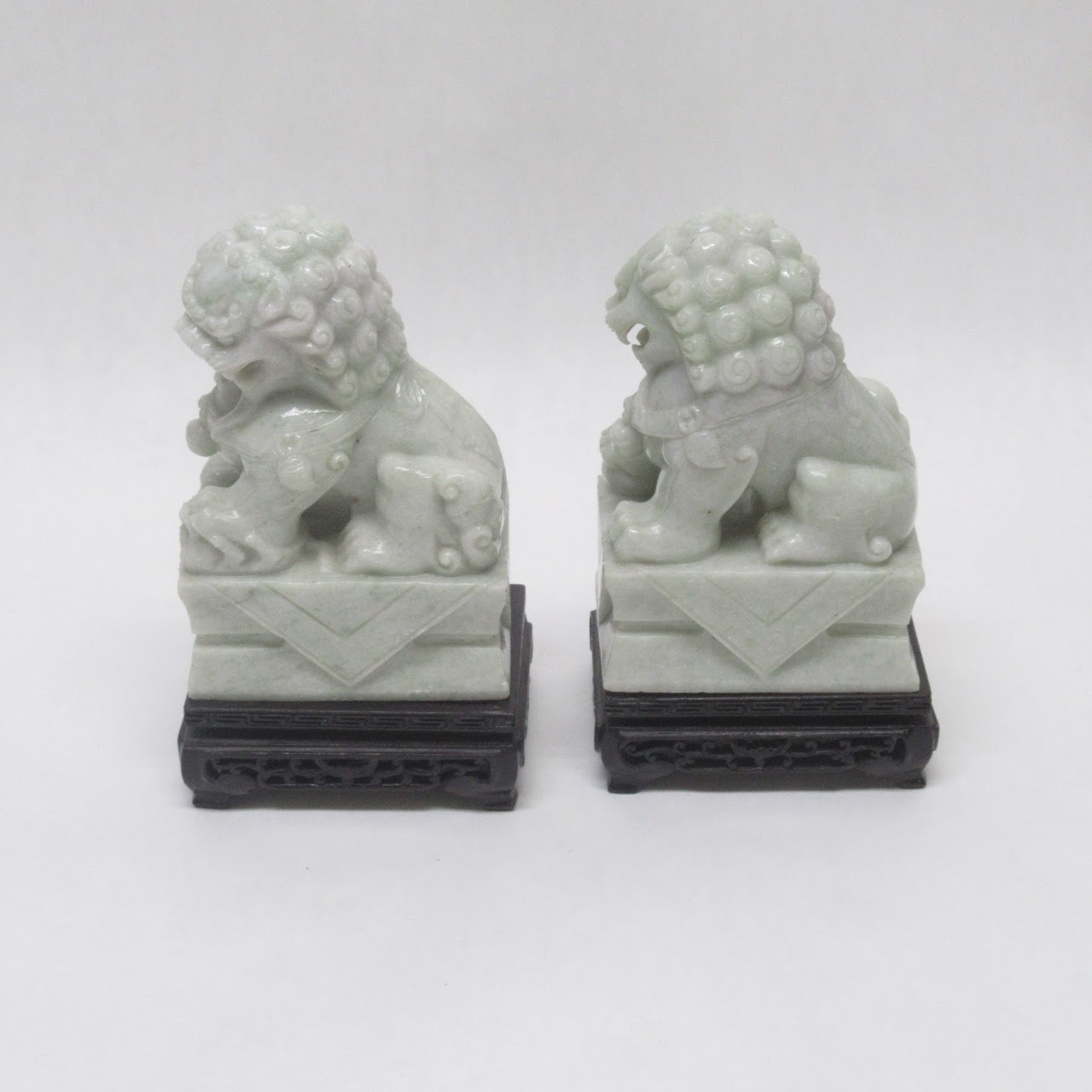 Stone Foo Dog Pair