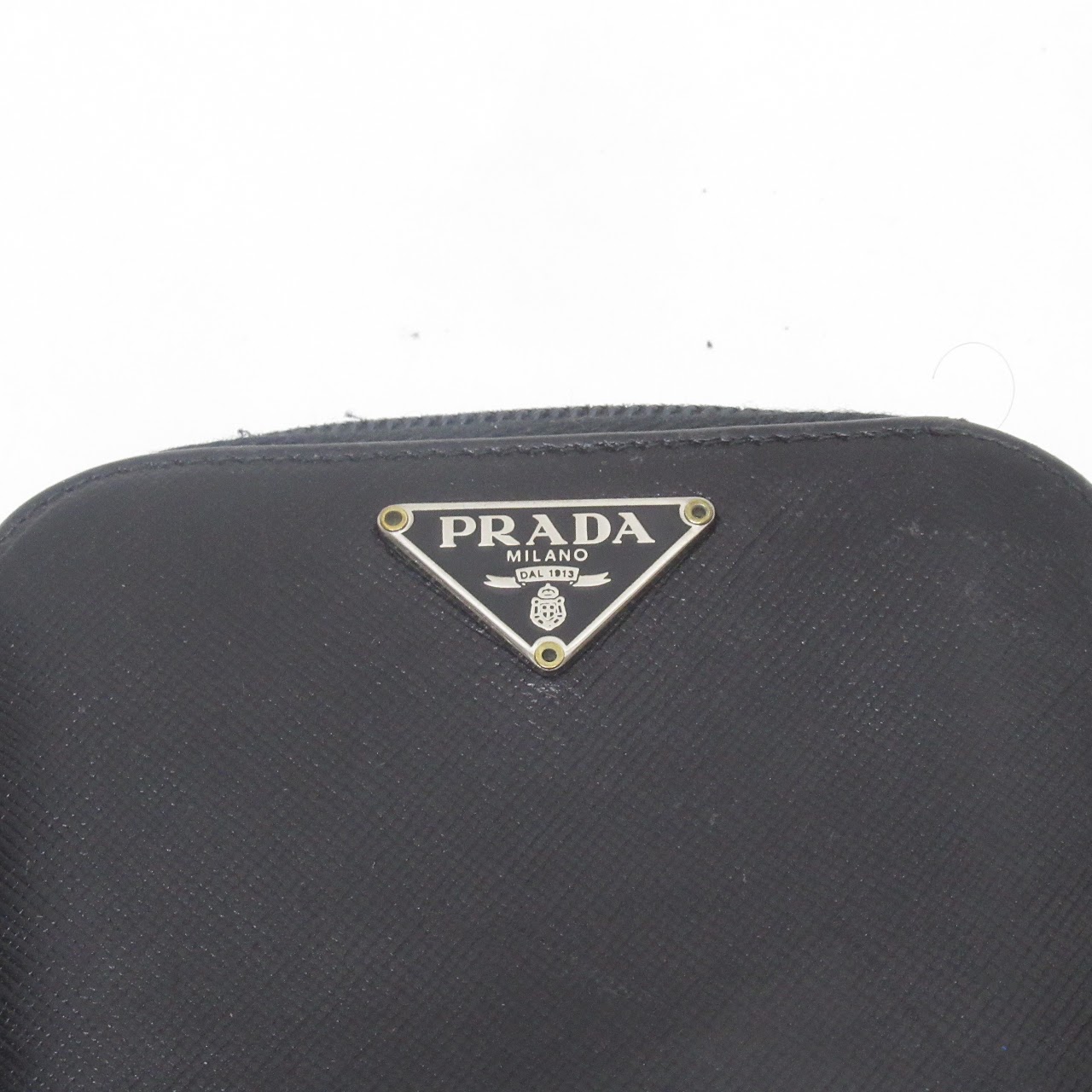 Prada Saffiano Leather Zip Wallet