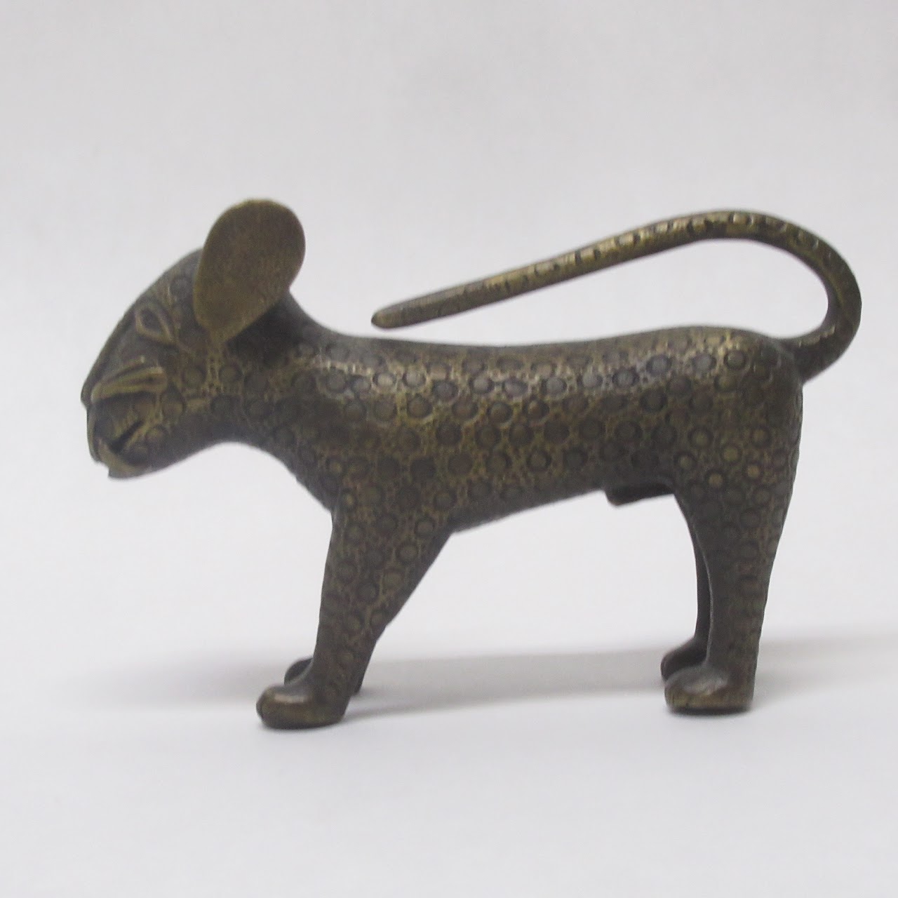 Museum of Modern Art Brass  Leopard Aquamanile Replica