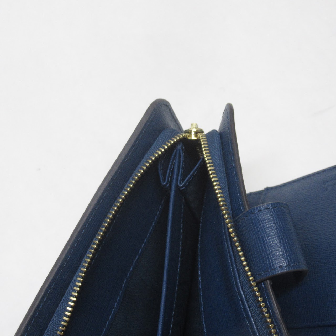 Furla Blue Leather Wallet