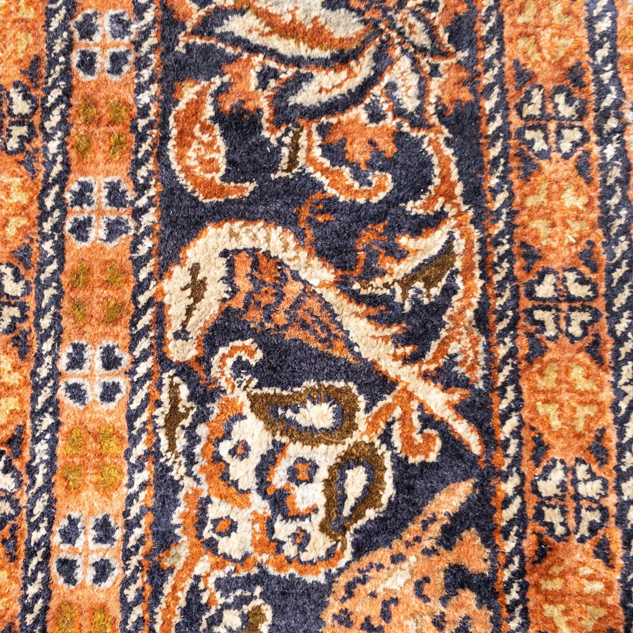 Silk Floral Area Rug