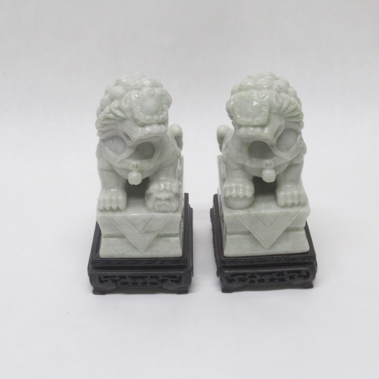 Stone Foo Dog Pair