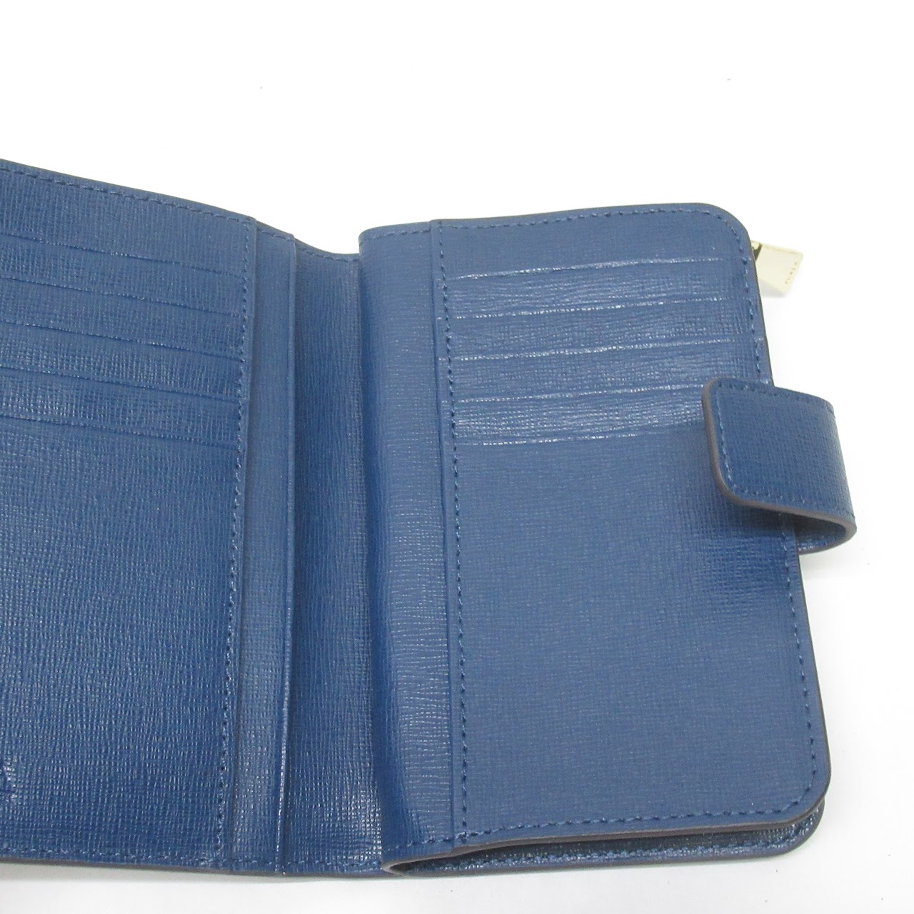 Furla Blue Leather Wallet