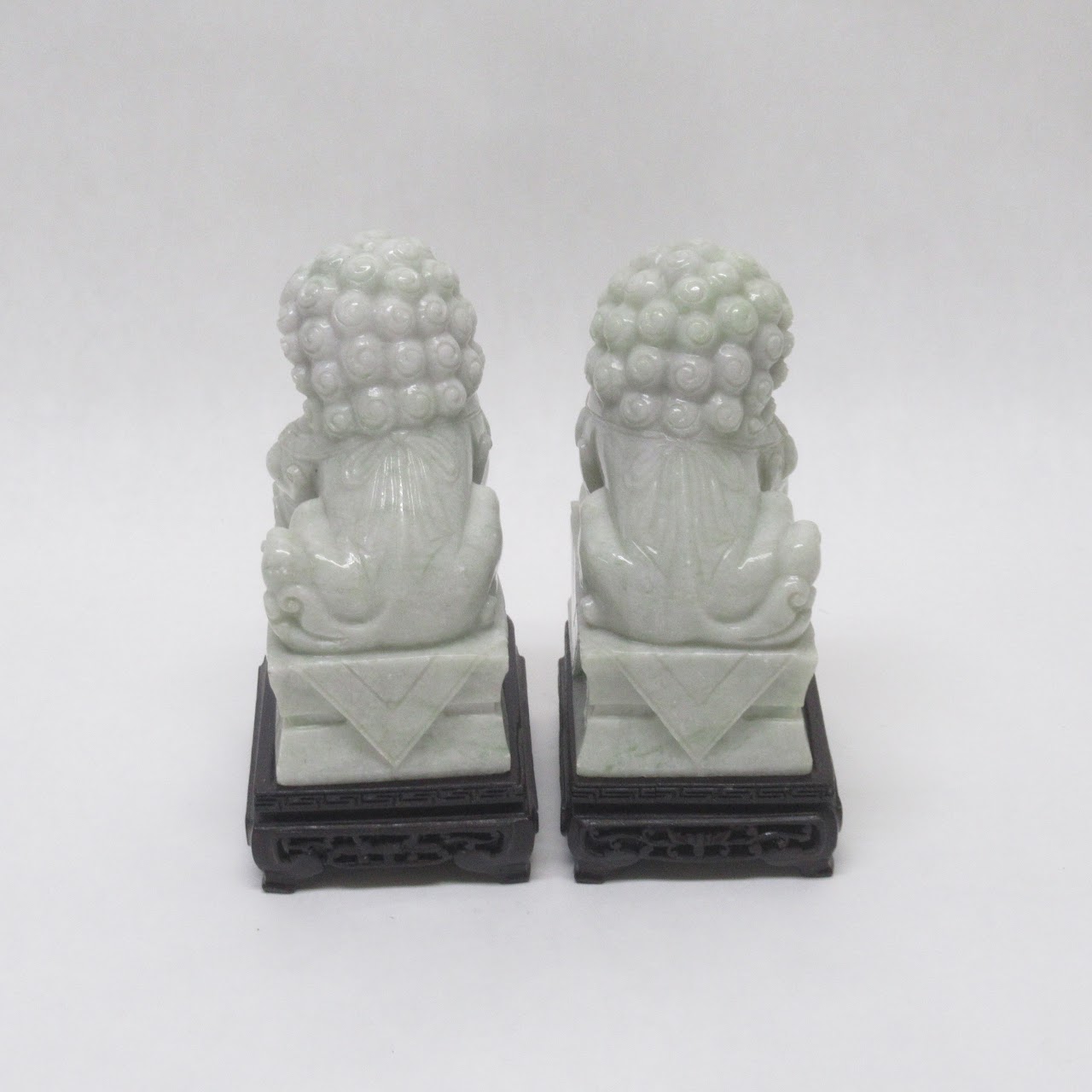 Stone Foo Dog Pair