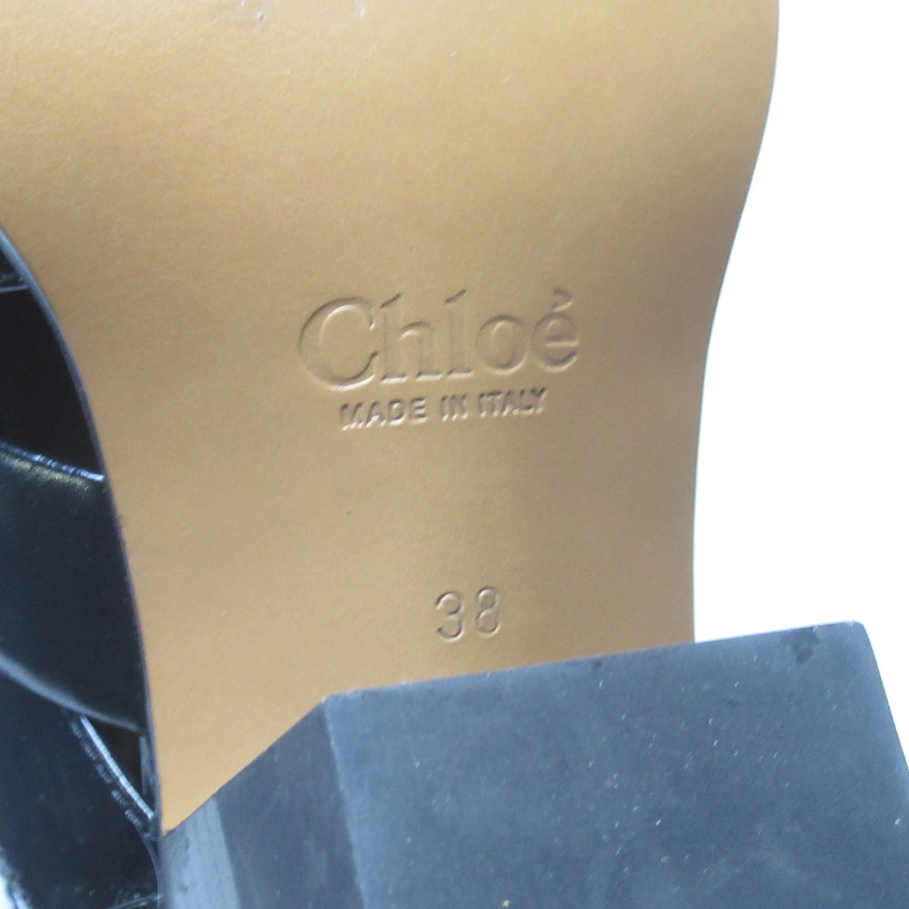 Céline Black Cut Out Leather Boots