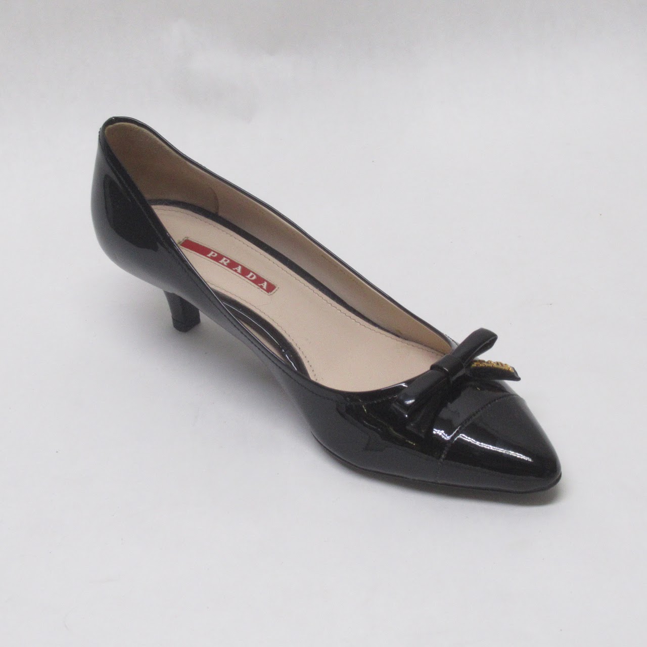 Prada Patent Leather Kitten Heels