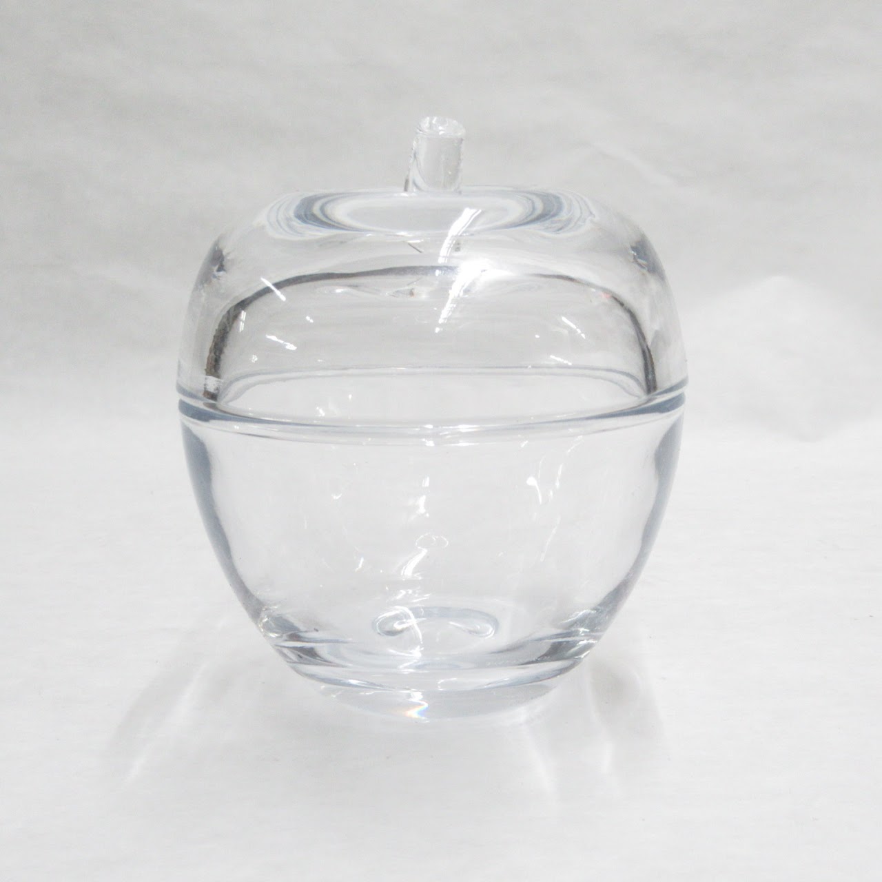 Tiffany & Co. Crystal Apple Trinket Holder