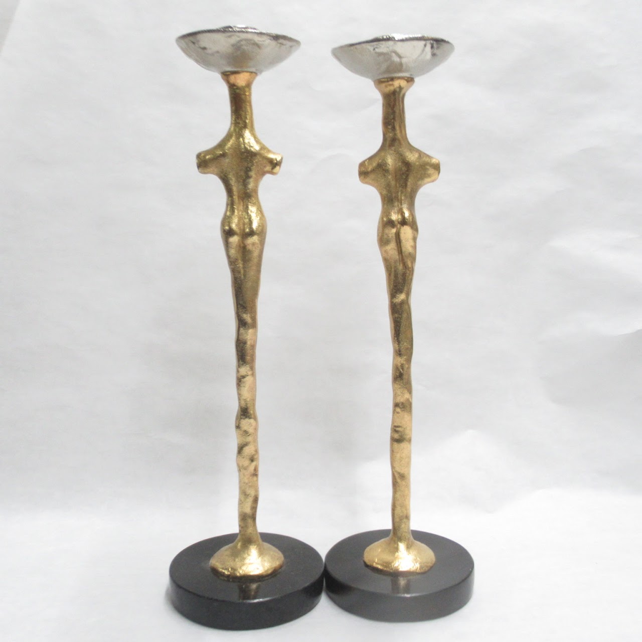 Michael Aram Figural Candlestick Pair