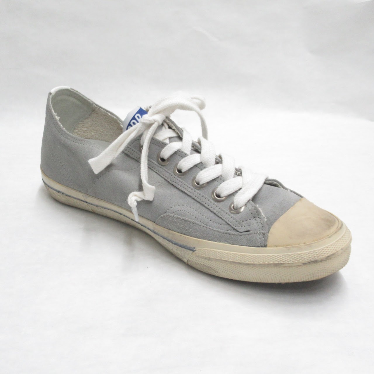 Golden Goose Deluxe Brand V-Star Glittered Distressed Sneakers