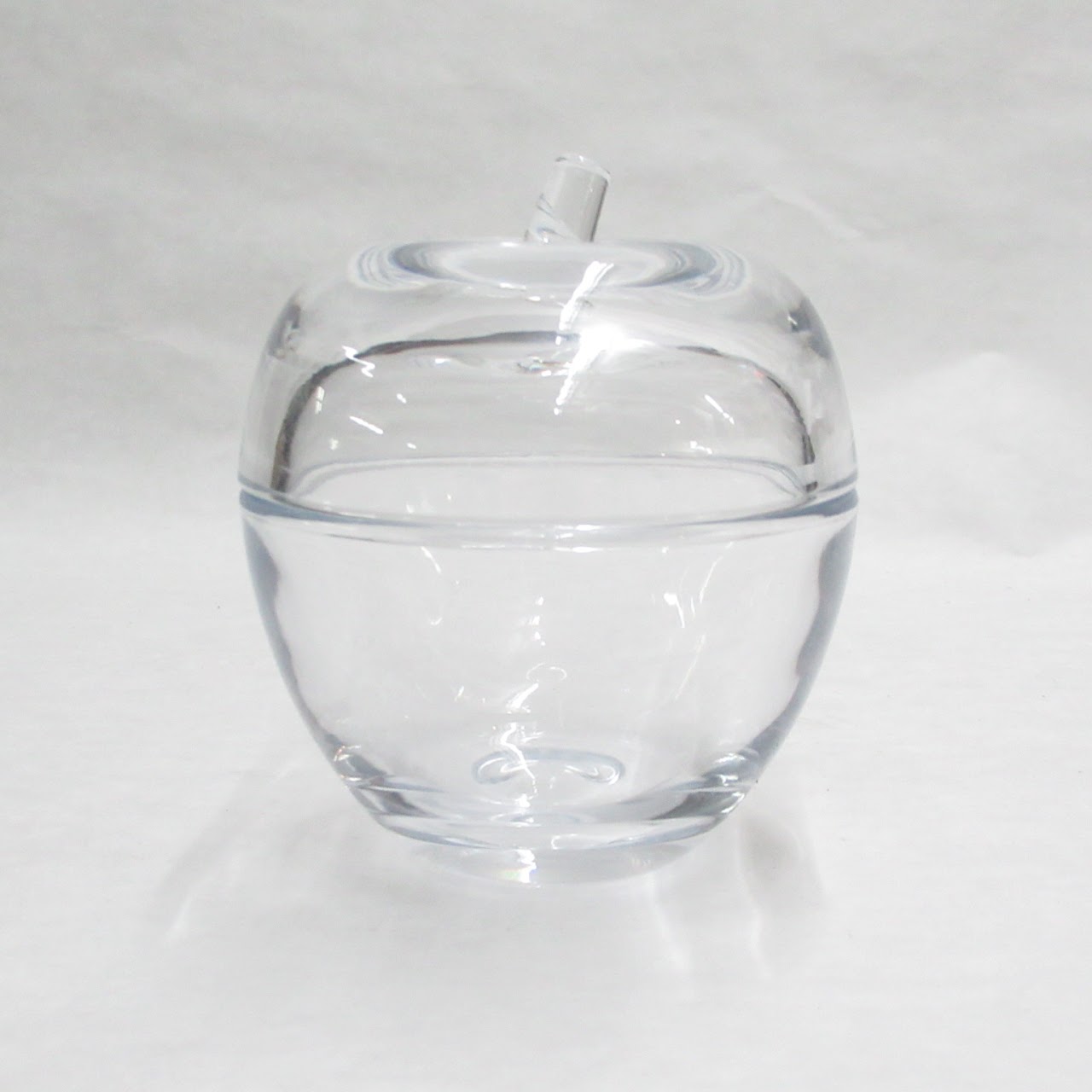 Tiffany & Co. Crystal Apple Trinket Holder