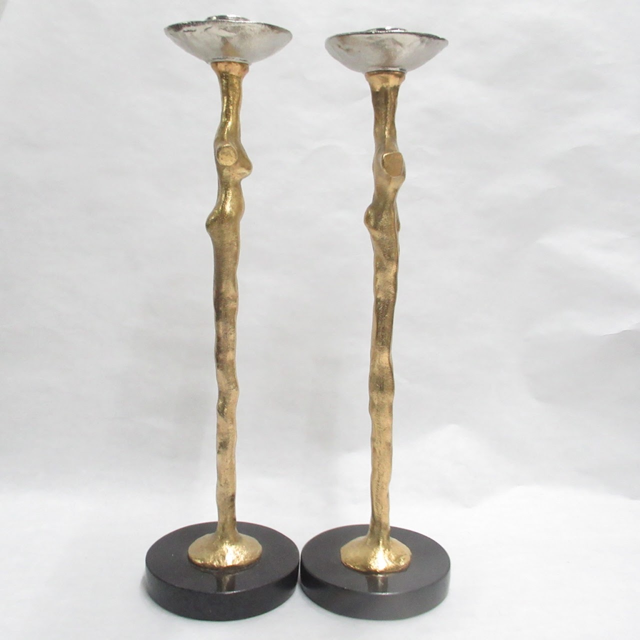 Michael Aram Figural Candlestick Pair