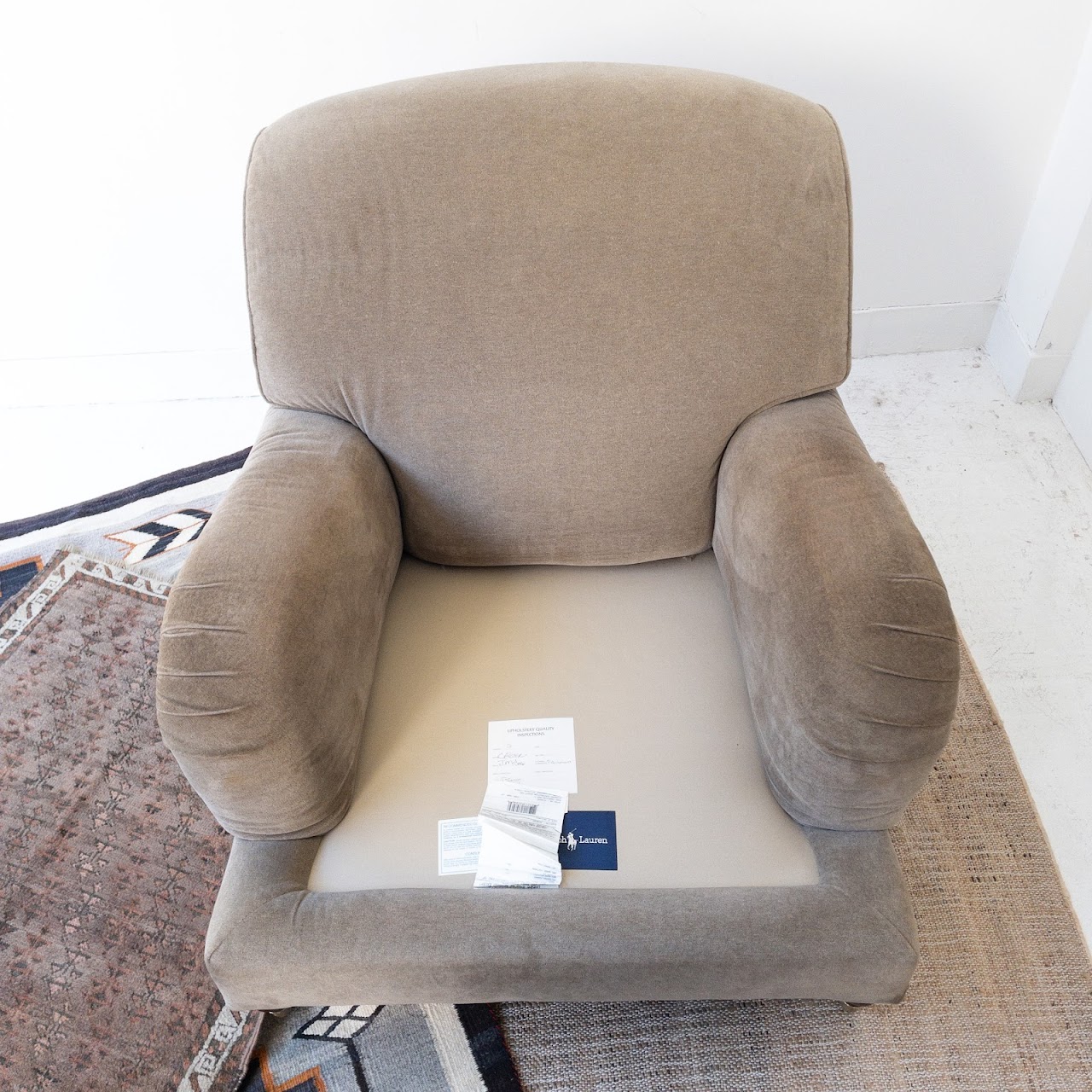 Ralph Lauren Roll-Arm Lounge Chair