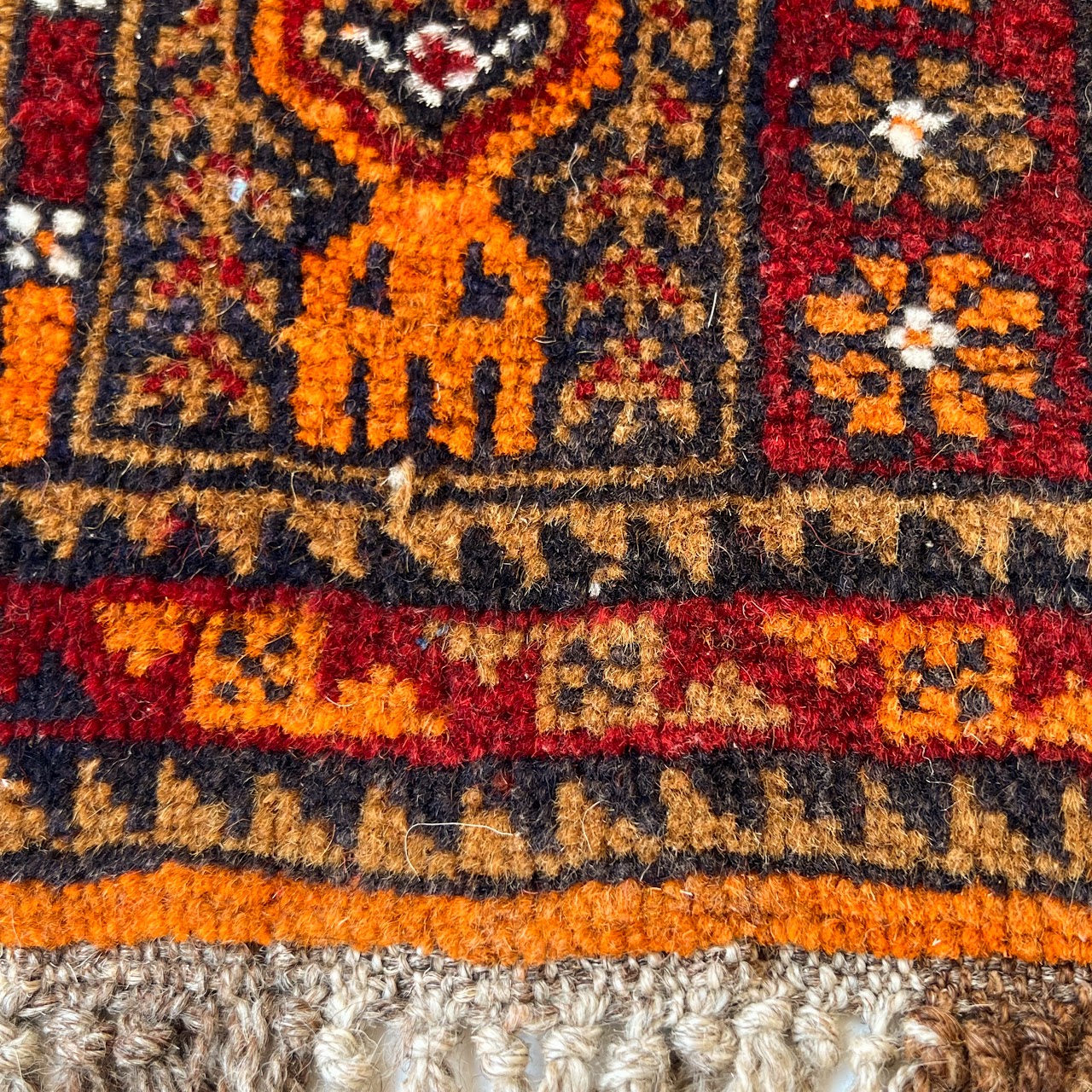 Afghan Wool Area Rug