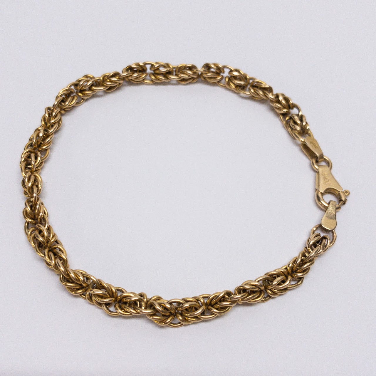 14K Gold Fancy Link Bracelet