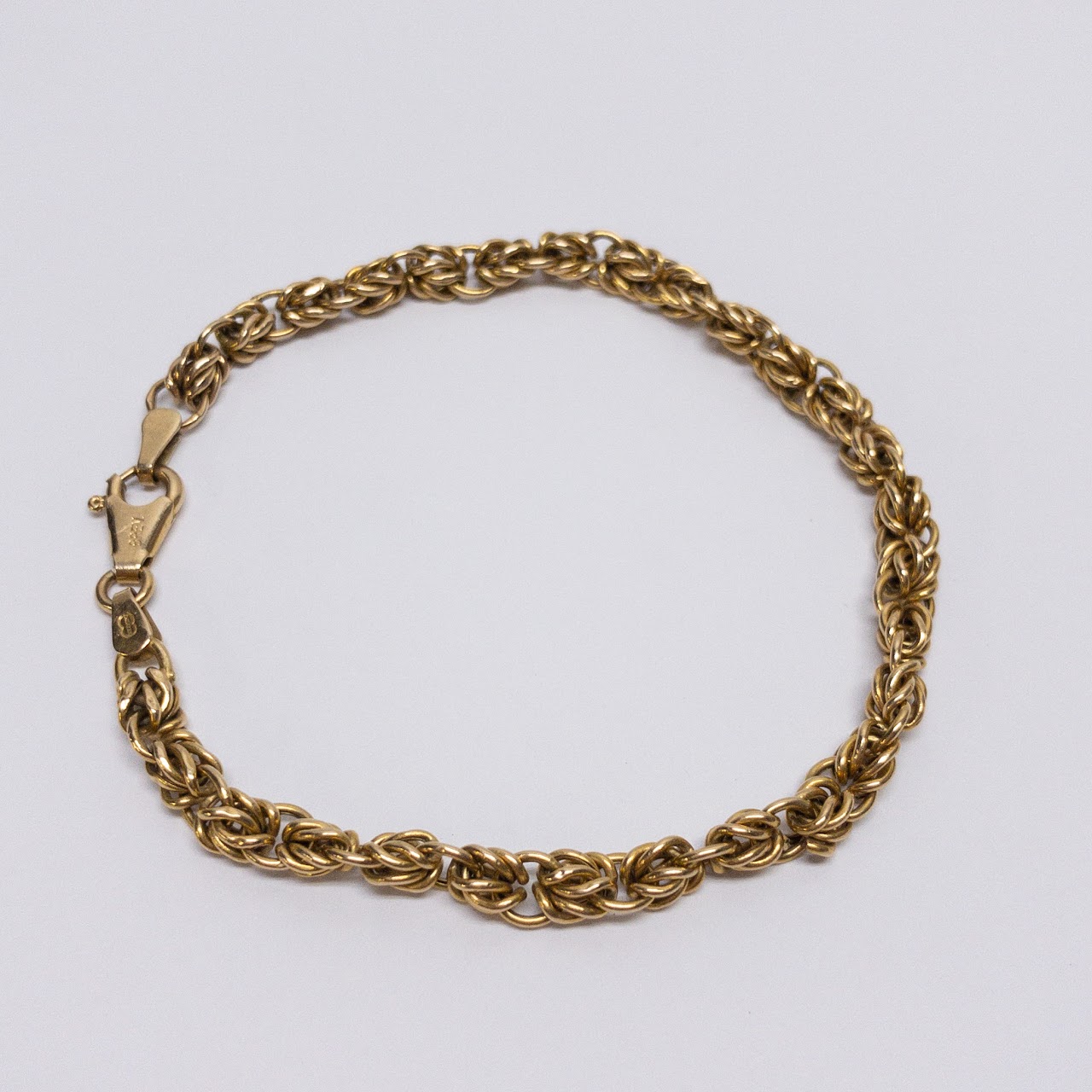 14K Gold Fancy Link Bracelet