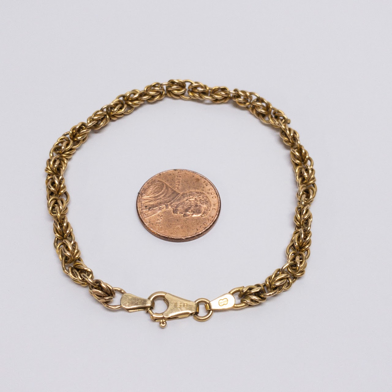 14K Gold Fancy Link Bracelet