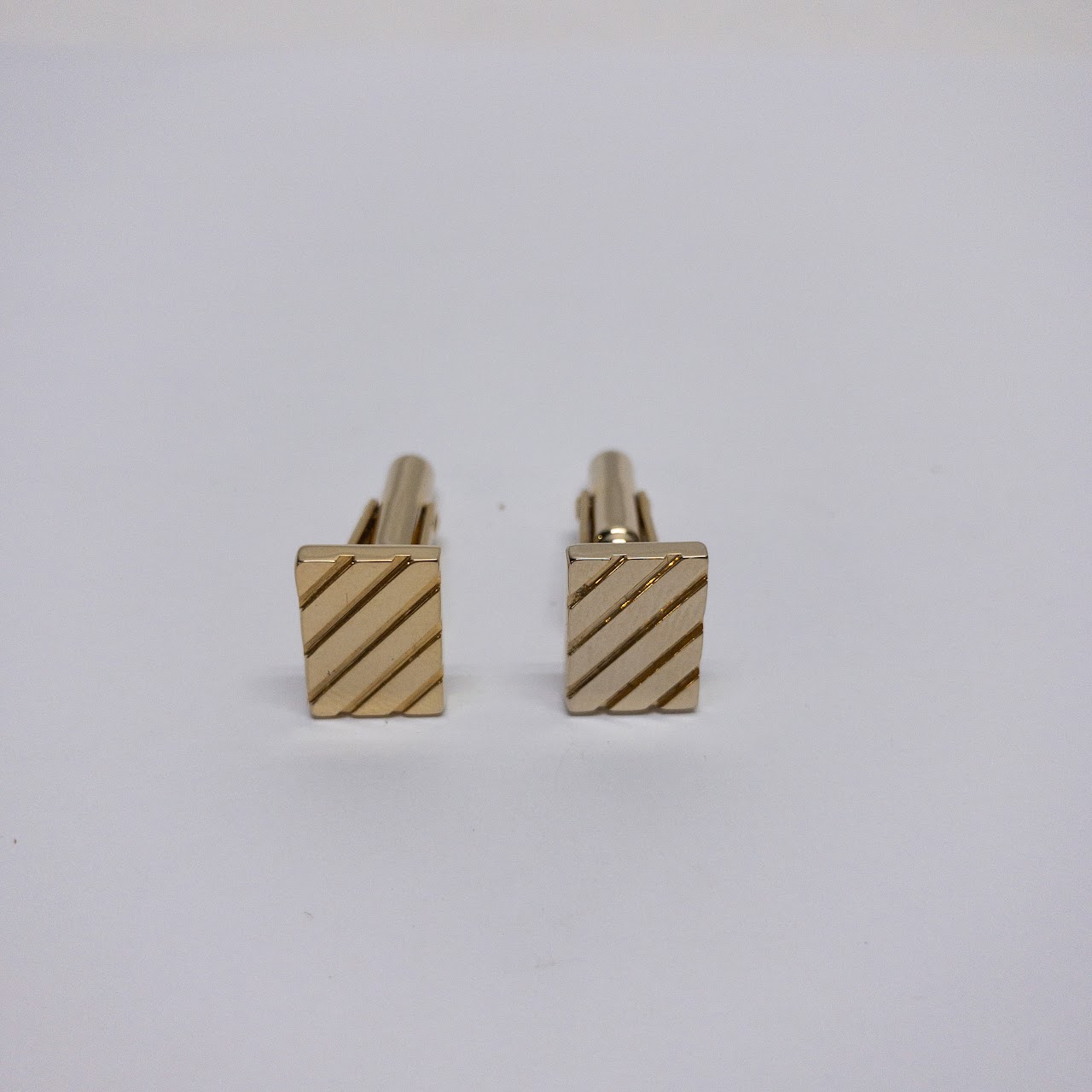 YSL Goldtone Cufflinks