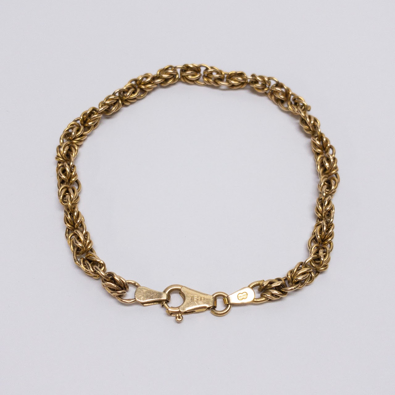 14K Gold Fancy Link Bracelet