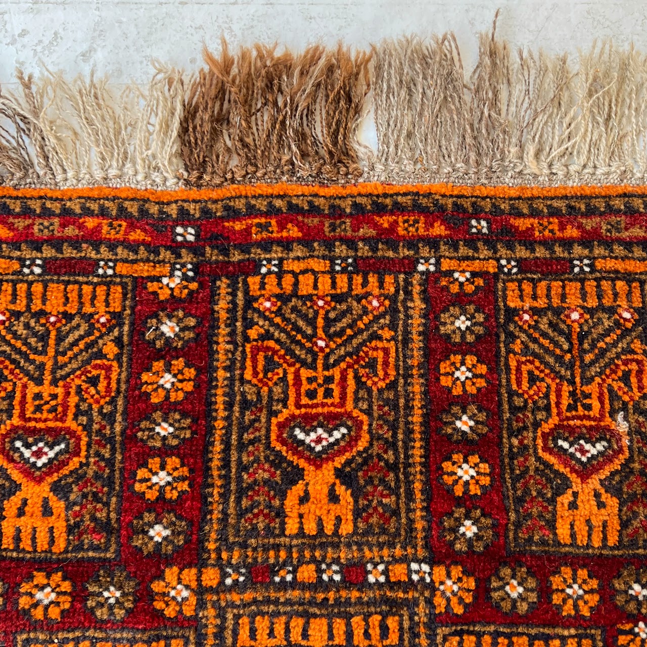 Afghan Wool Area Rug