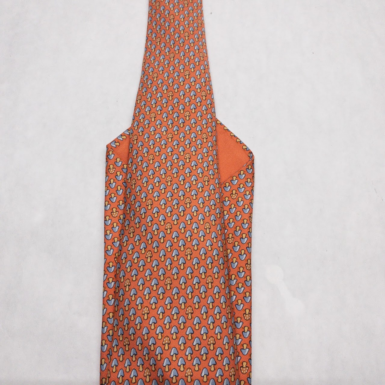 Hermès Silk Mushroom Tie