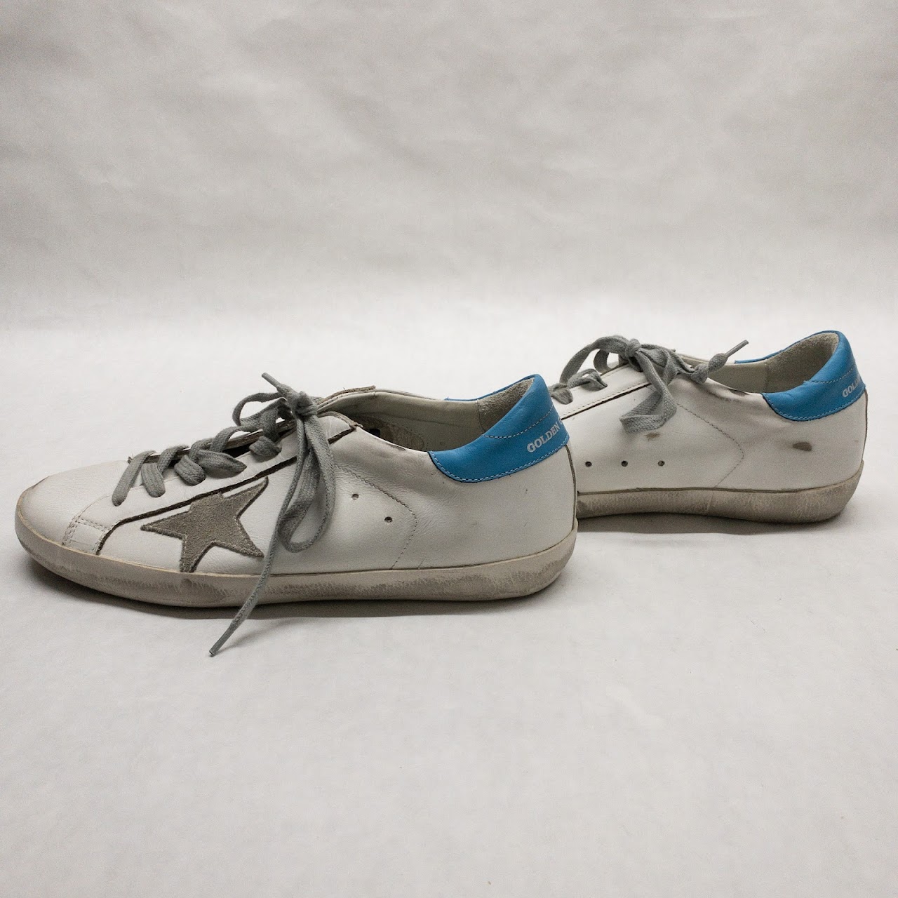 Golden Goose Deluxe Brand  Super-Star Sneakers Blue