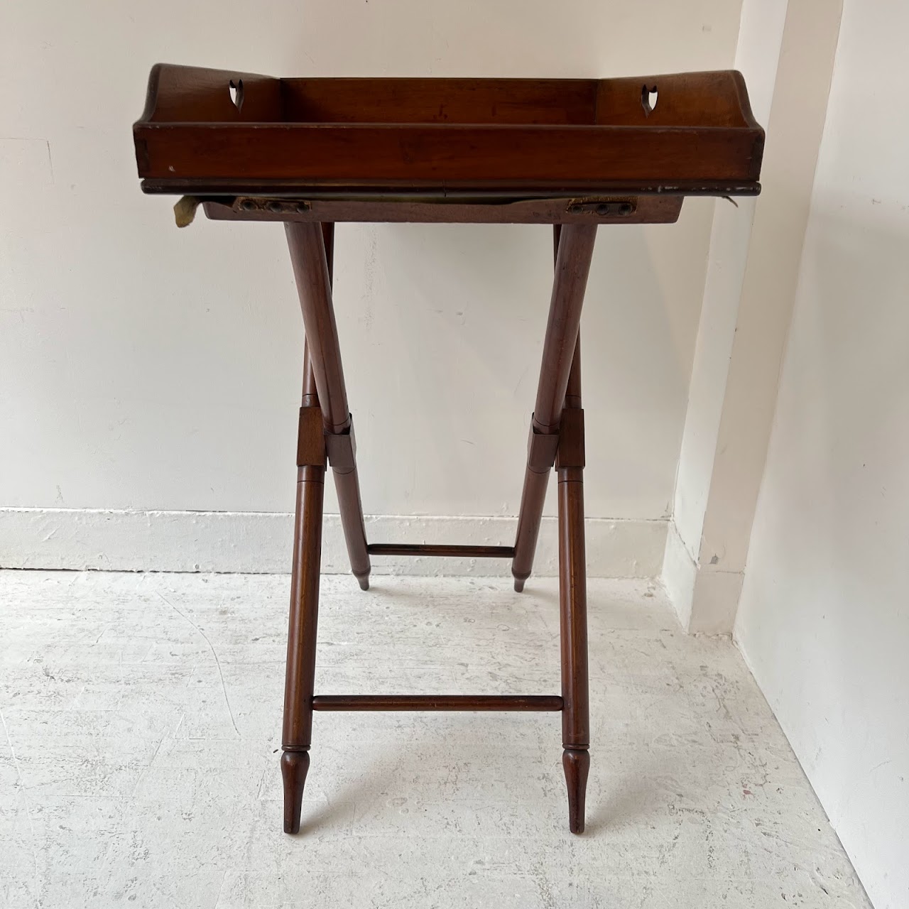 Regency Period English Butler's Tray on Stand