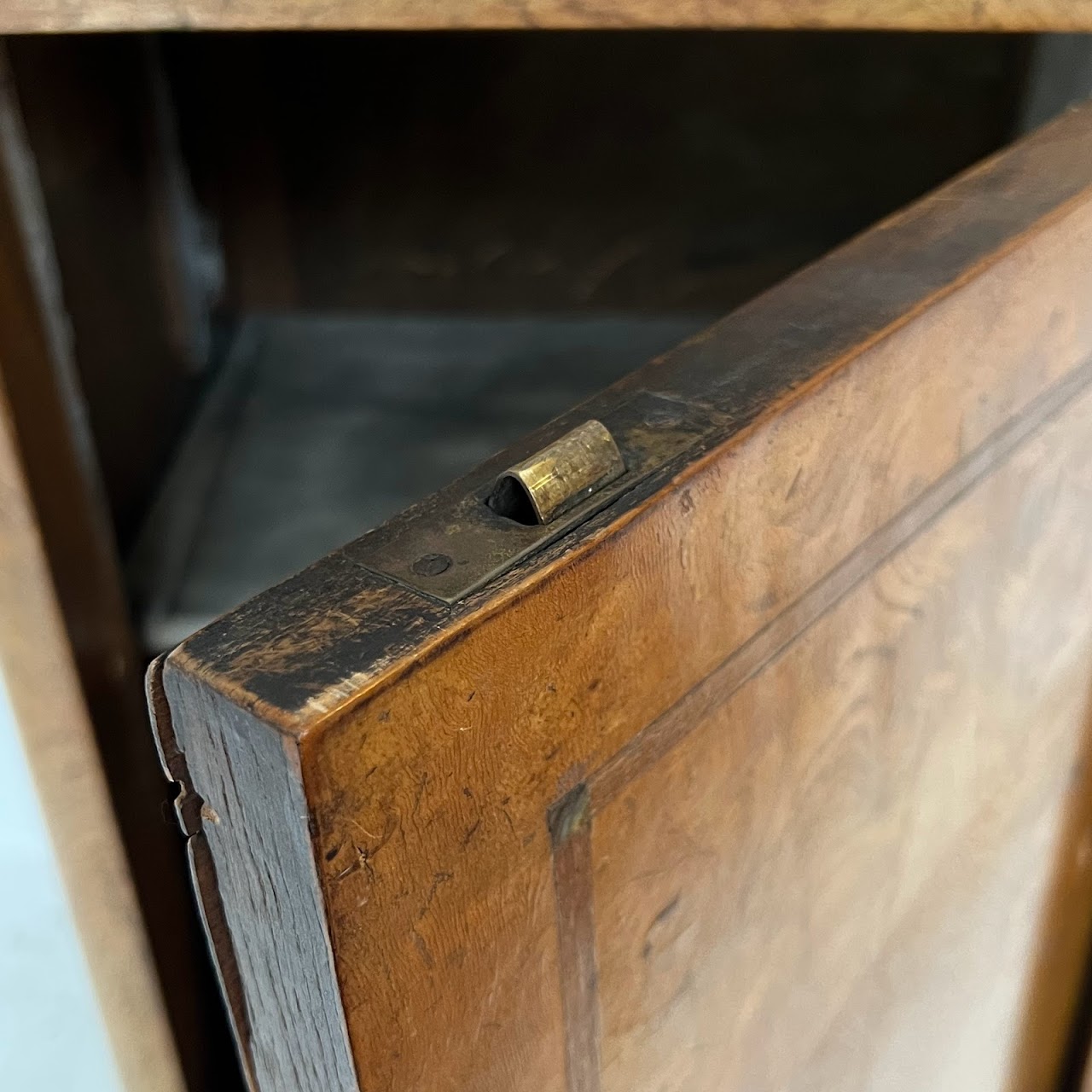 19th C. French Ormolu Mounted Burl Night Stand