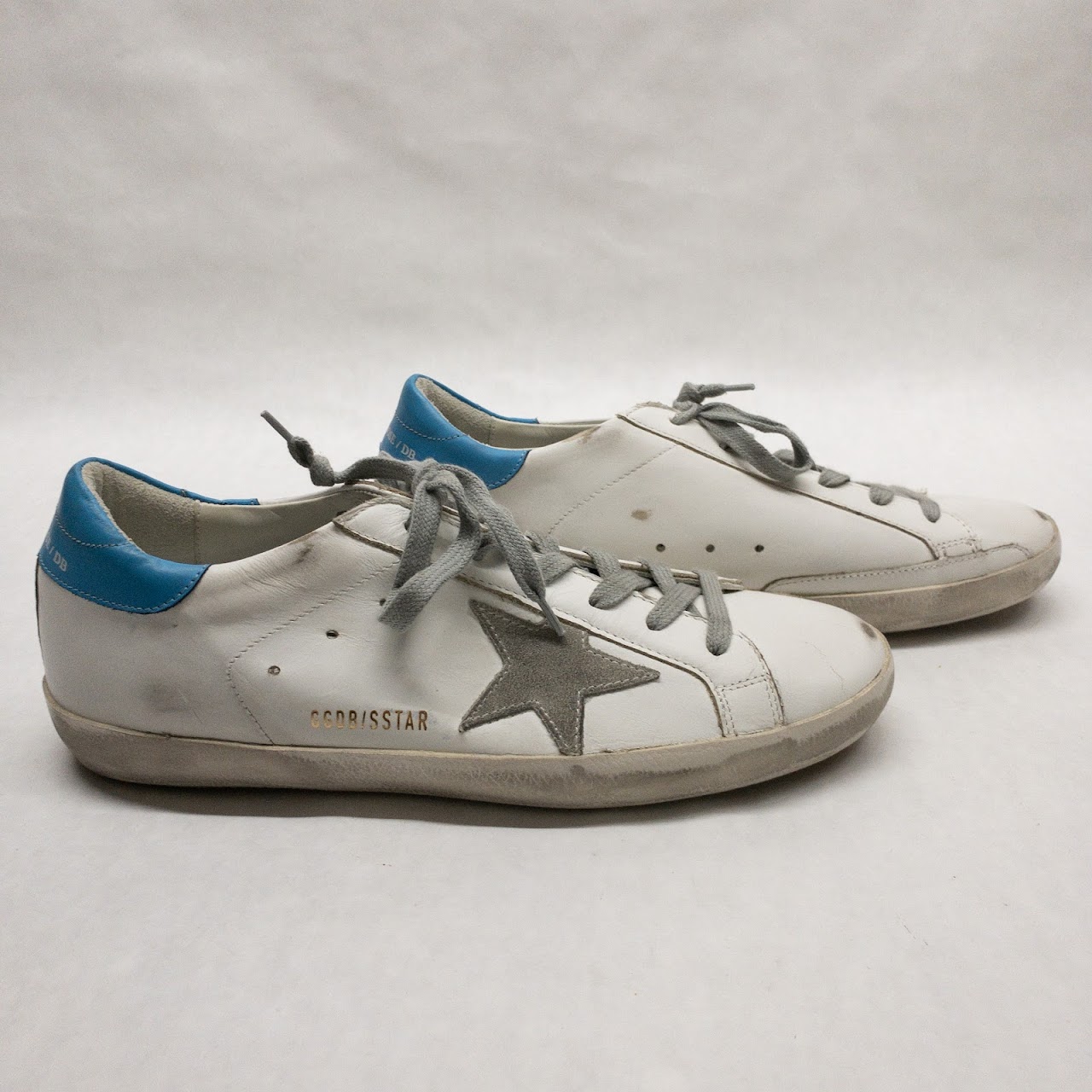 Golden Goose Deluxe Brand  Super-Star Sneakers Blue