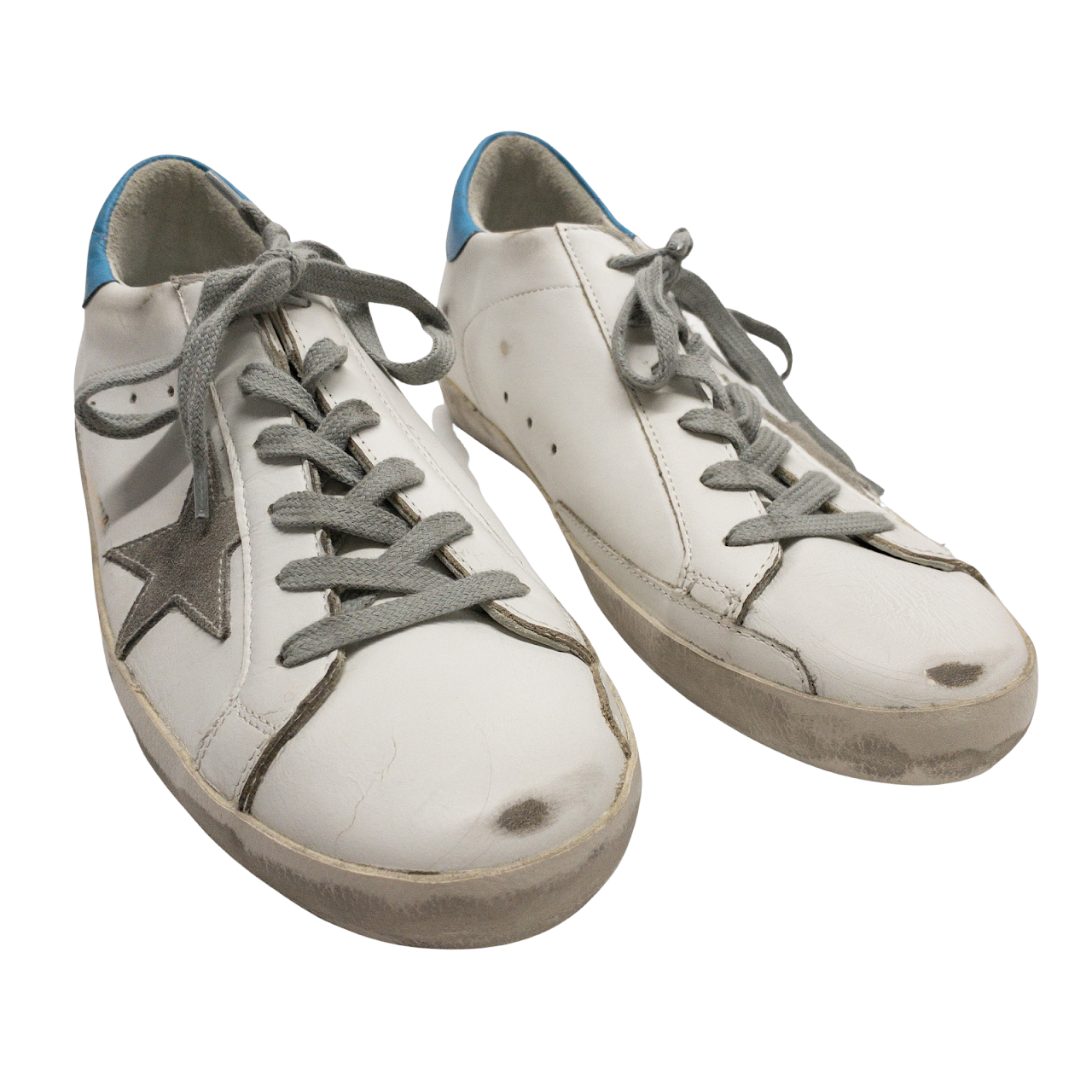 Golden Goose Deluxe Brand  Super-Star Sneakers Blue