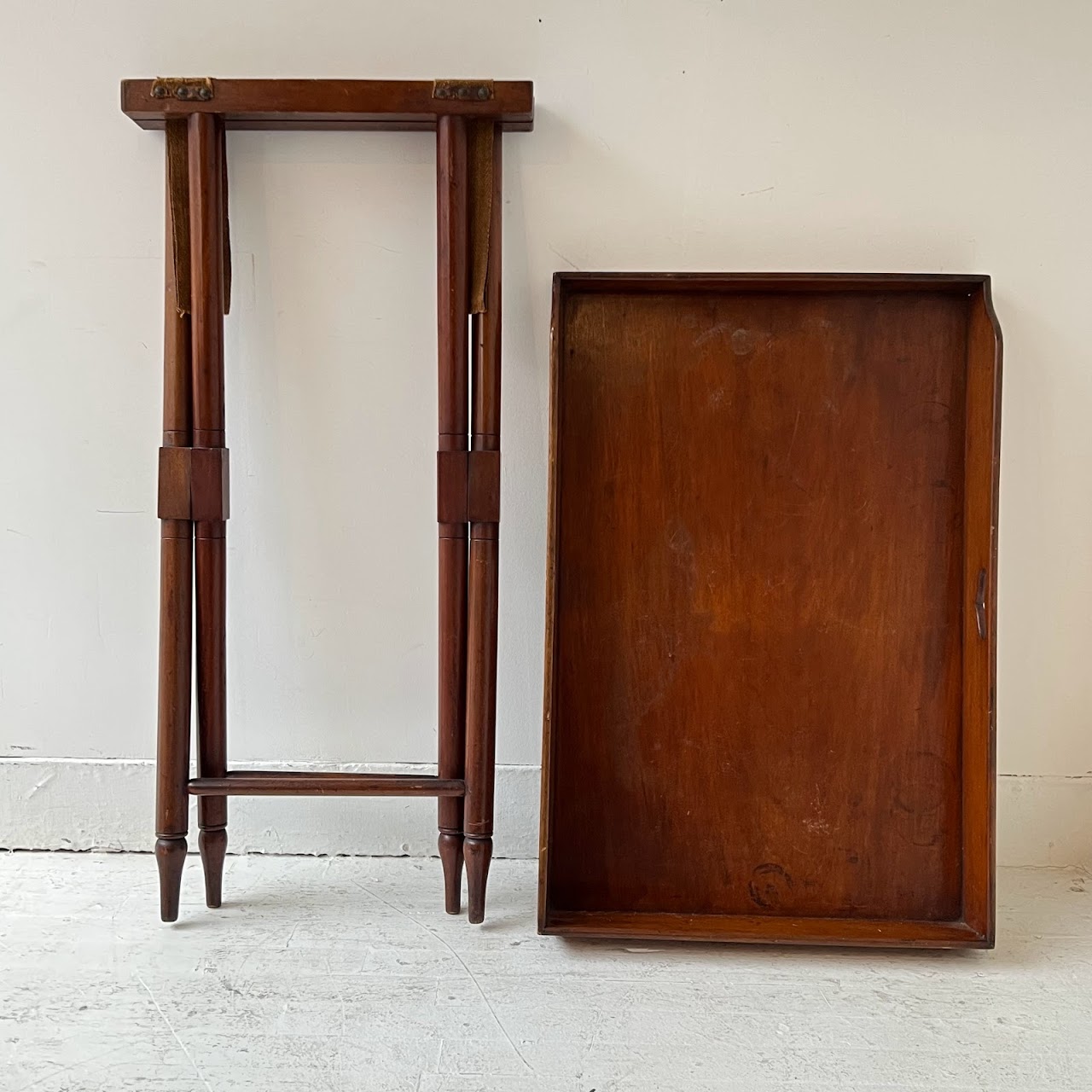 Regency Period English Butler's Tray on Stand