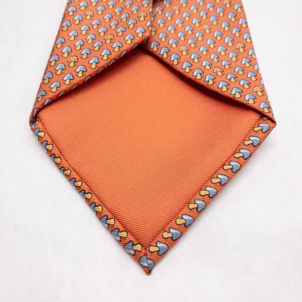 Hermès Silk Mushroom Tie