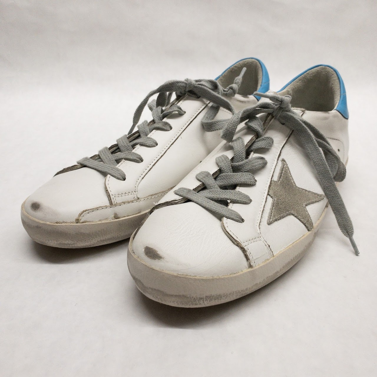 Golden Goose Deluxe Brand  Super-Star Sneakers Blue