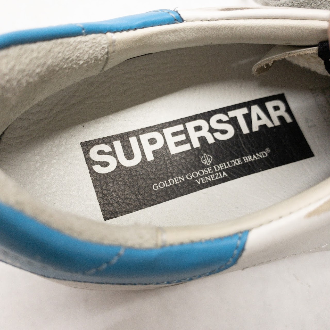 Golden Goose Deluxe Brand  Super-Star Sneakers Blue