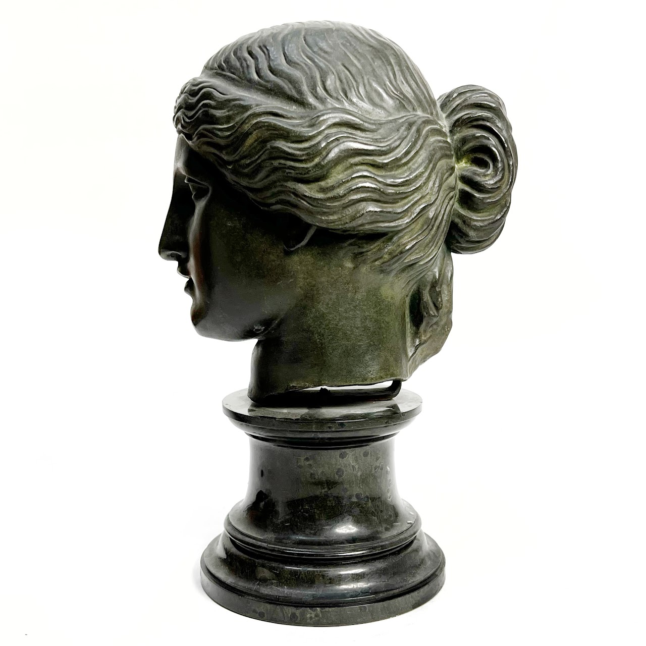 Aphrodite Cast Bronze Classical Bust