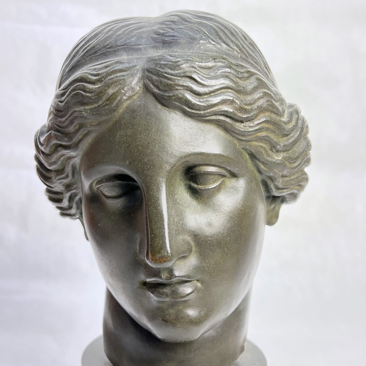 Aphrodite Cast Bronze Classical Bust