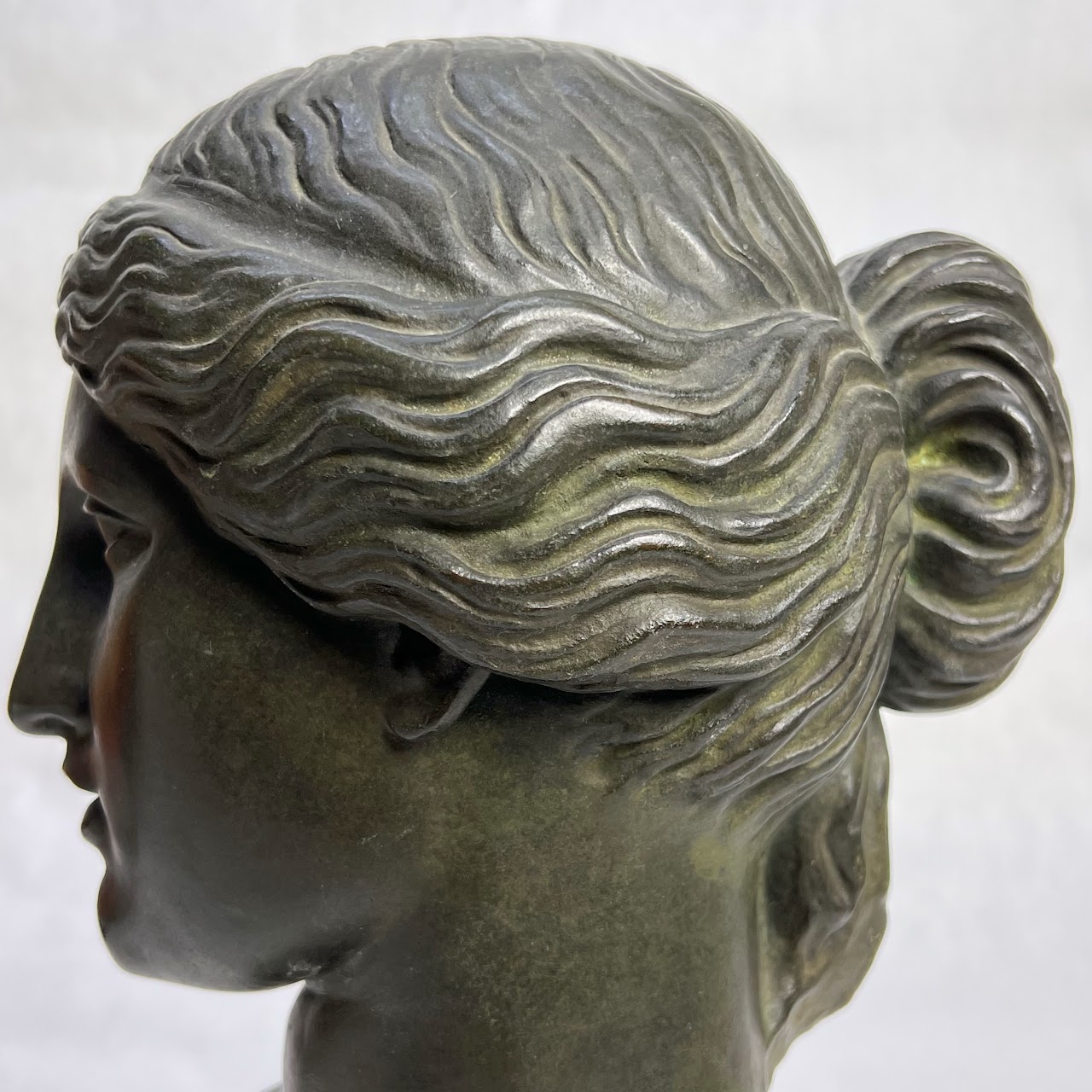 Aphrodite Cast Bronze Classical Bust