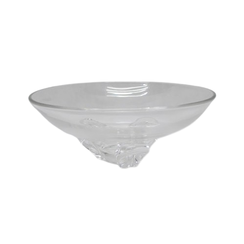 Steuben Crystal Donald Pollard Trillium Floret Bowl