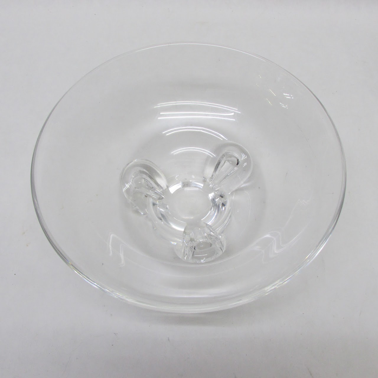 Steuben Crystal Donald Pollard Trillium Floret Bowl