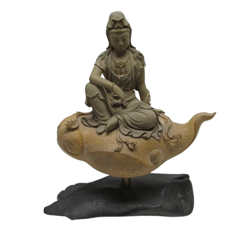 Signed Buddhist Sculpture