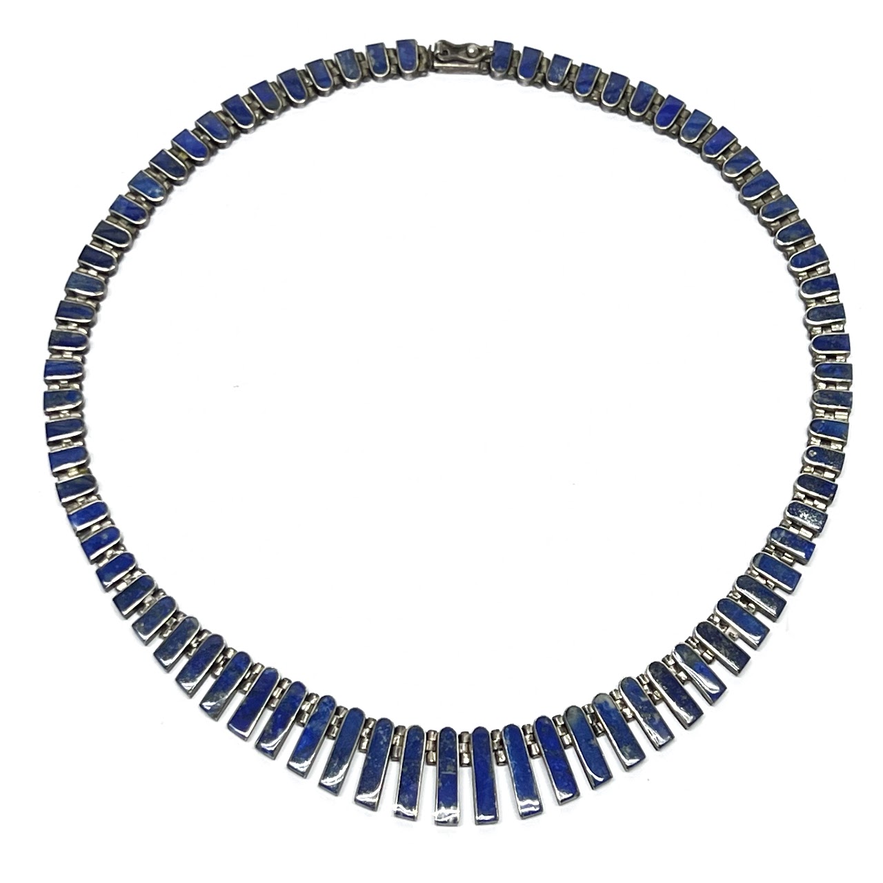 Sterling Silver & Lapis Lazuli Necklace