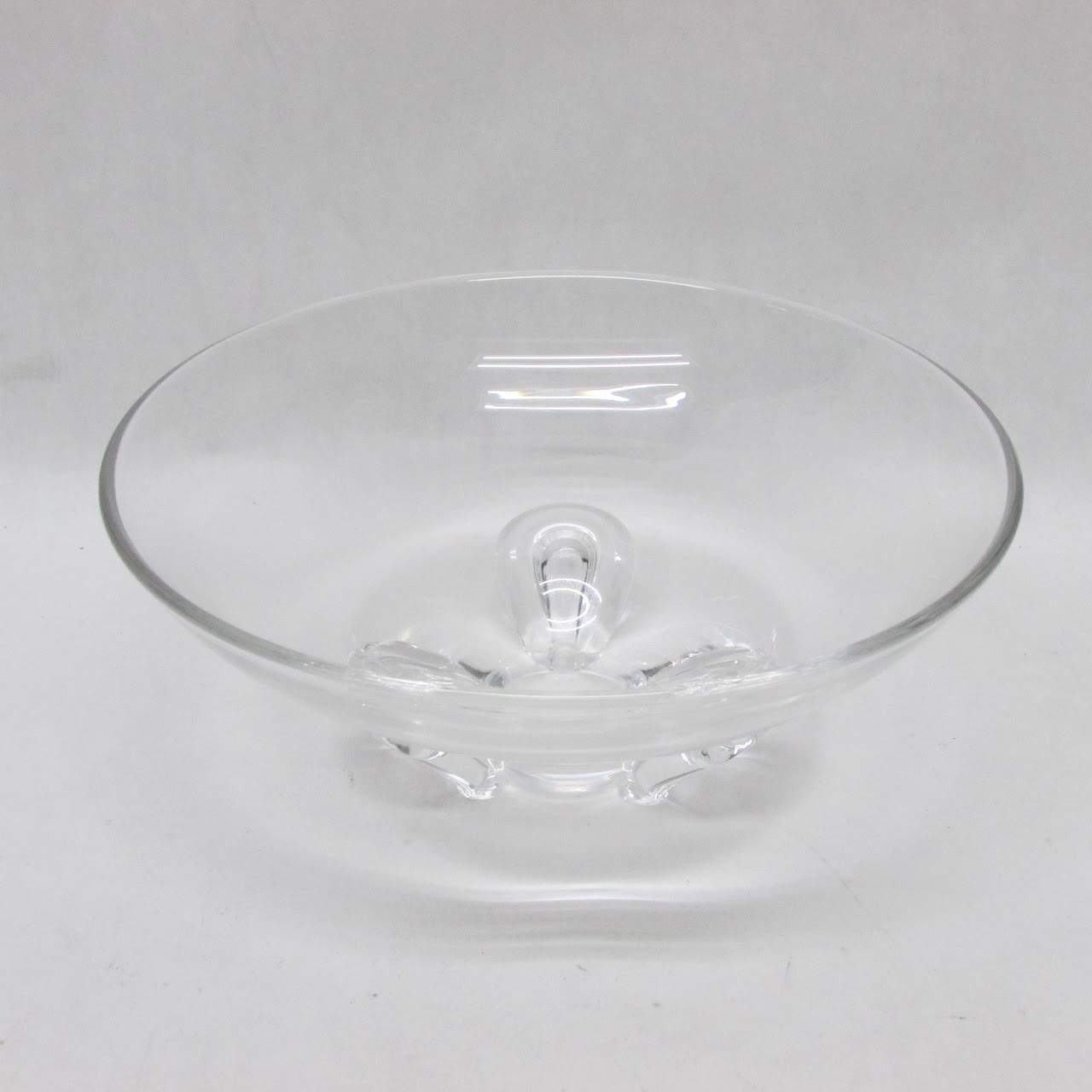 Steuben Crystal Donald Pollard Trillium Floret Bowl