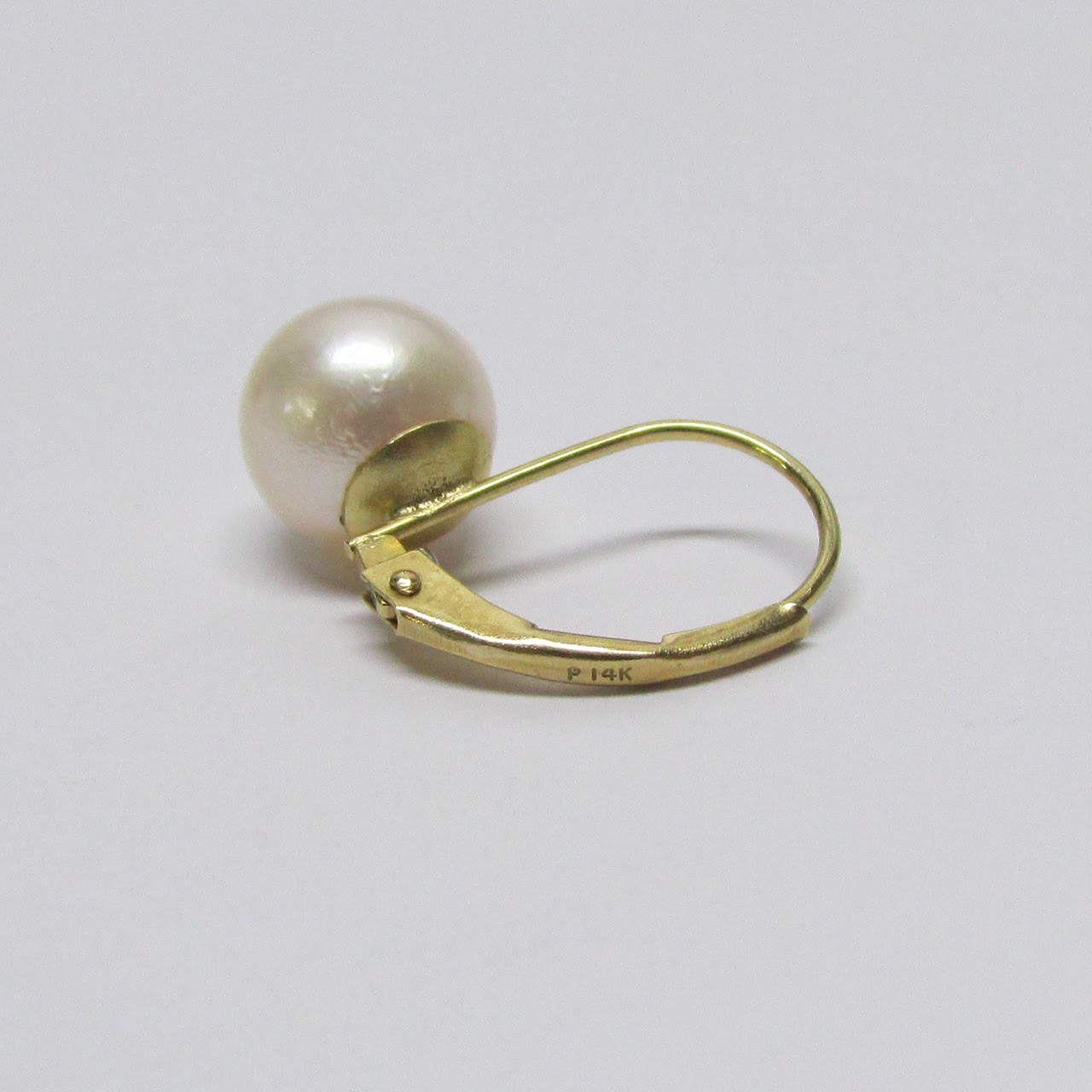 14K Gold & Pearl Earrings