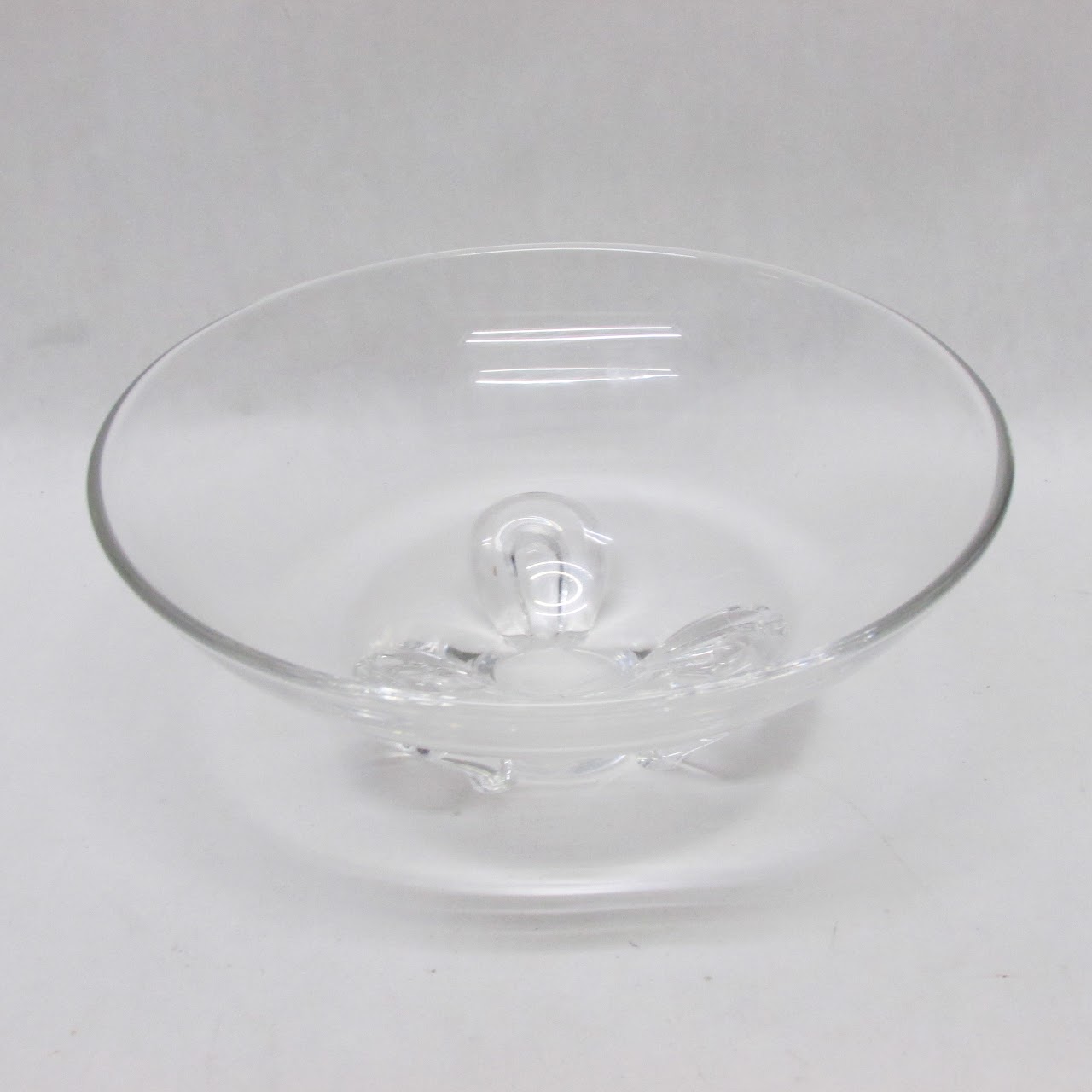 Steuben Crystal Donald Pollard Trillium Floret Bowl